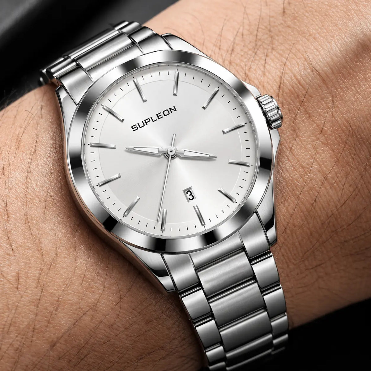 BK Prestige Silver Automatic Watch