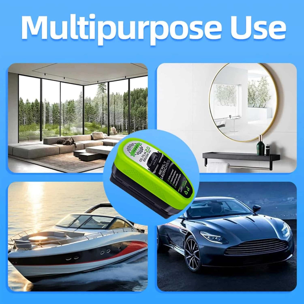 Car Glass Cleaner Polish