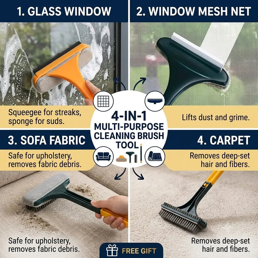 2 in 1 Mesh Cleaner Brush
