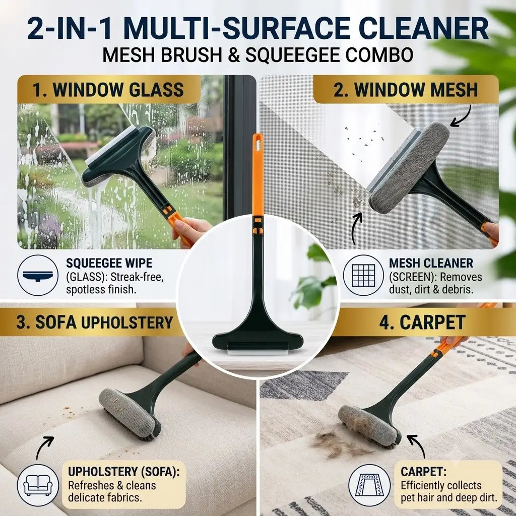 2 in 1 Mesh Cleaner Brush