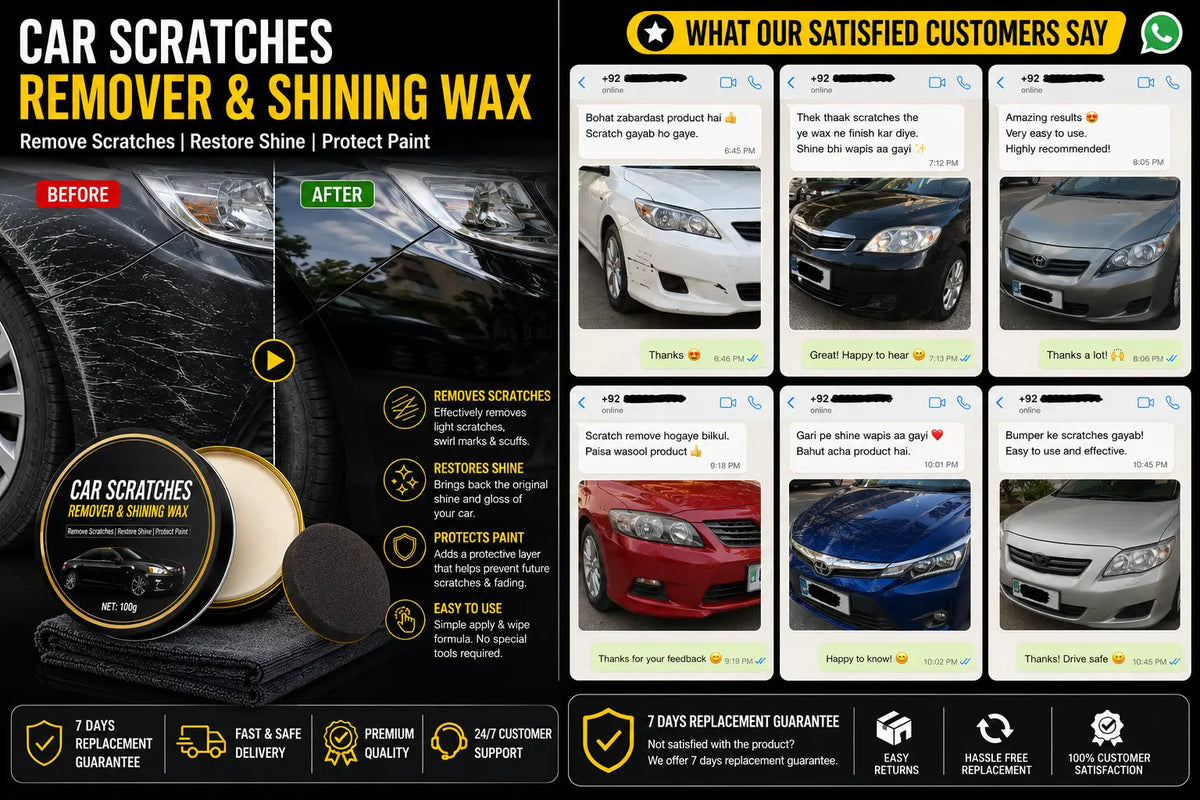 Car Scratches Remover And Shining Wax 120 gm