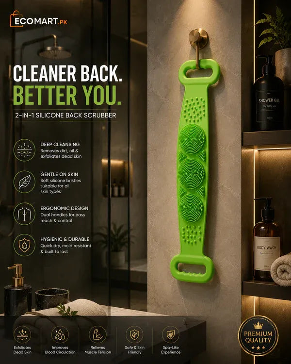Eco-Friendly Silicone Bath Brush