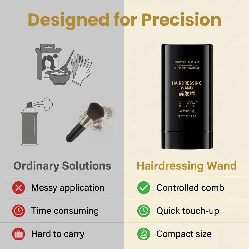 2-in-1 Touch-Up Comb Men&Women