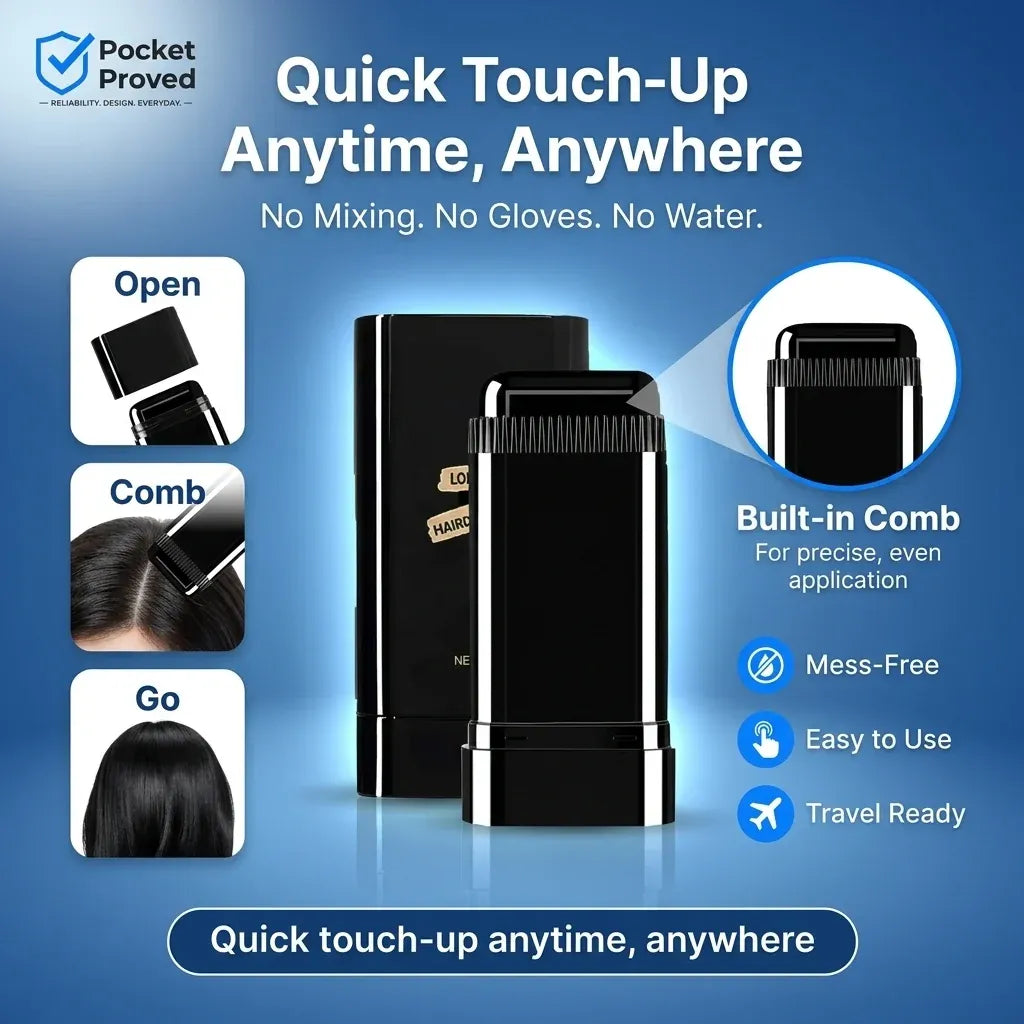2-in-1 Touch-Up Comb Men&Women