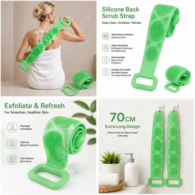 Eco-Friendly Silicone Bath Brush